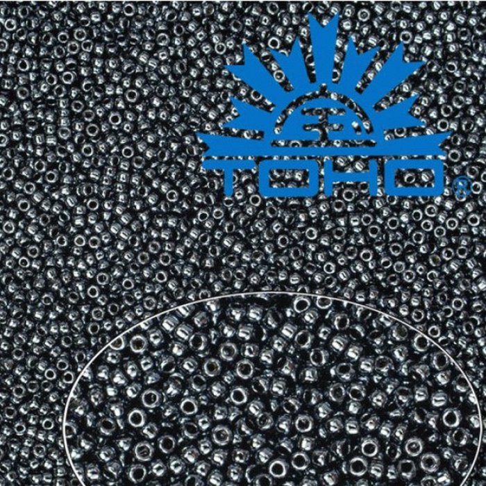 Toho Rokajl 15/0 - Metallic Hematite č.81 5g 