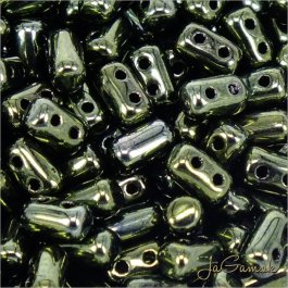 MATUBO™ Rulla - 3x5mm - Luster Metallic Olivine-LK23980 - 10 g (R336)