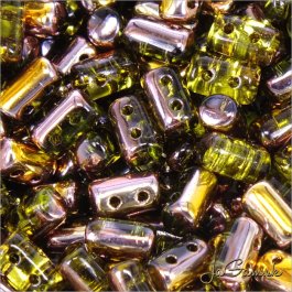 MATUBO™ Rulla - 3x5mm - Olivine - Capri Gold-C50230 - 10 g (R339)