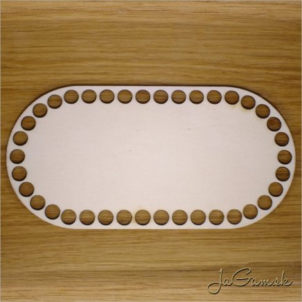 Dno na košík ovál 10x20cm (DK032)