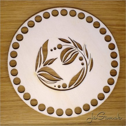 Dno na košík 16cm ornament (DK035)