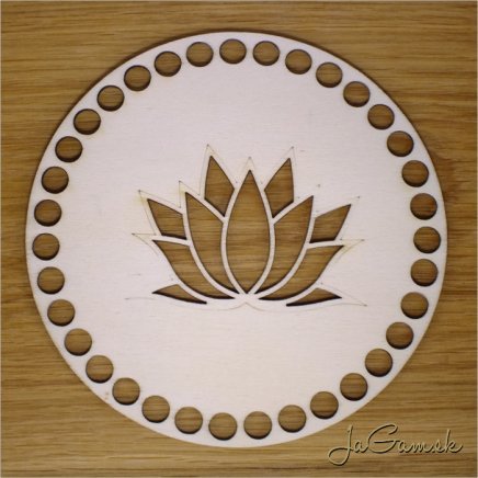 Dno na košík 16cm ornament (DK041)