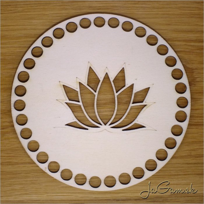 Dno na košík 16cm ornament (DK041)