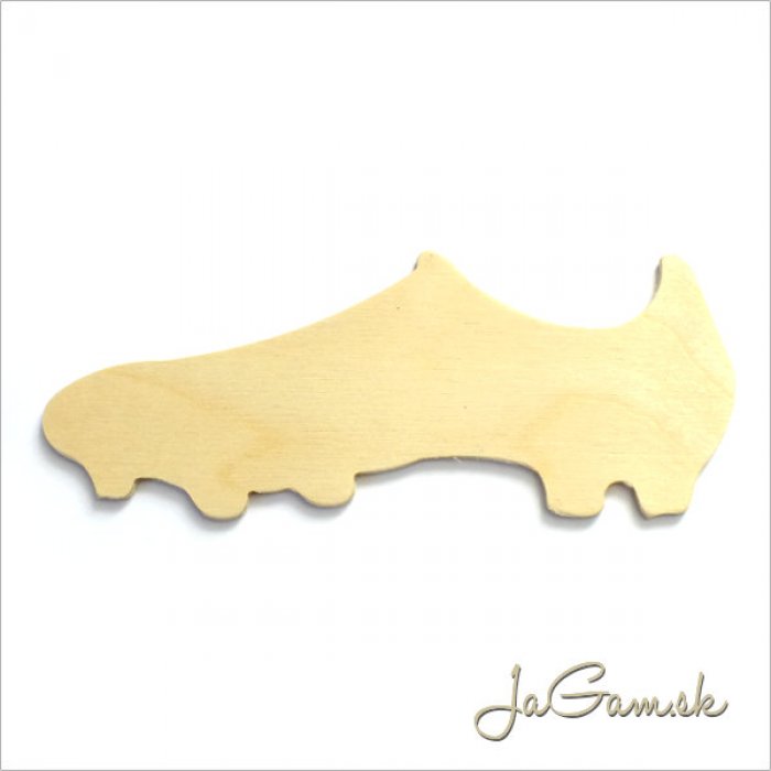 Drevený výrez Kopačka 13x5cm 1ks