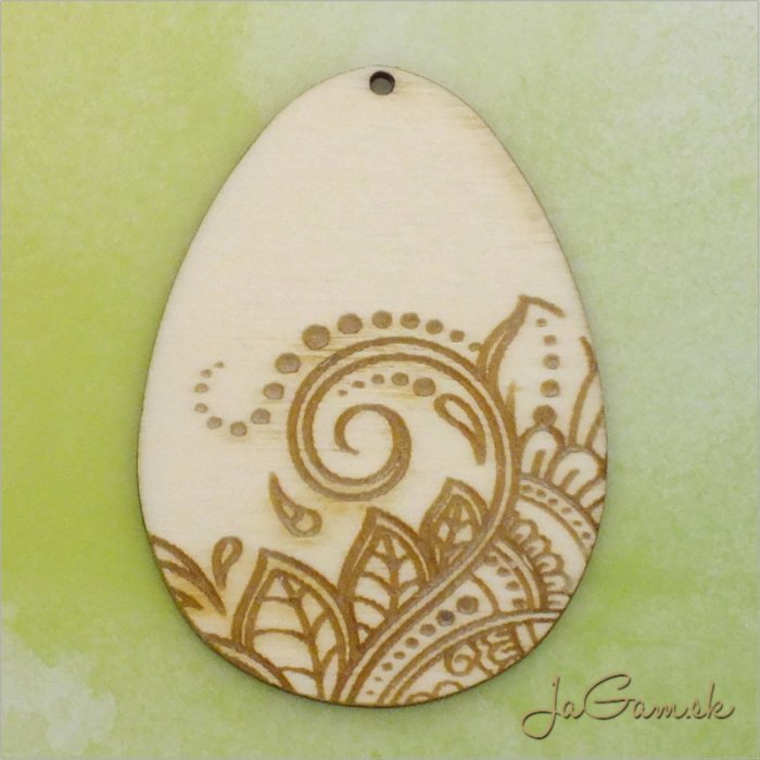 Drevený výrez - Veľkonočné vajíčko 7cm (vn2185)