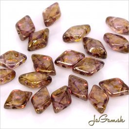 MATUBO™ GEMDUO - Crystal Senegal Brown-Purple 00030/15695 - 20ks (GD108)
