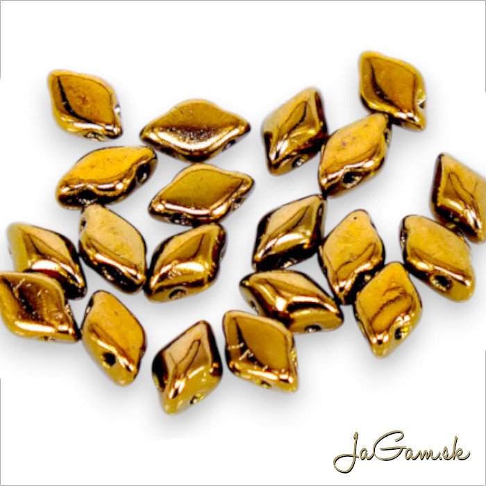 MATUBO™ GEMDUO - Jet Gold Bronze 23980/90215- 20ks (GD146)