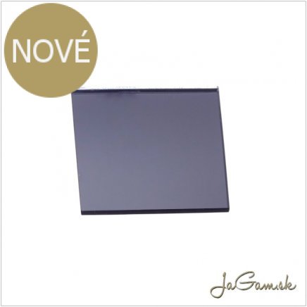 Zrkadlové plexisklo 1mm hematit 60x40cm(heacr02)
