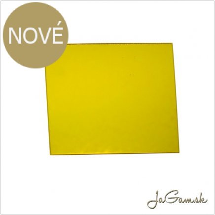 Zrkadlové plexisklo 3mm zlaté 90x60cm(auacr01)