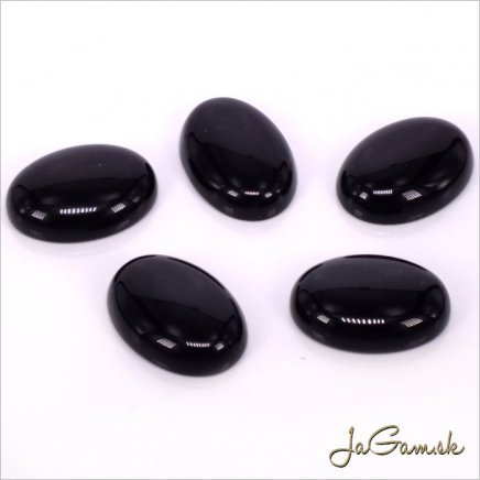 Kabošón - minerál Obsidián 25x18mm,1ks (min_kab16015)