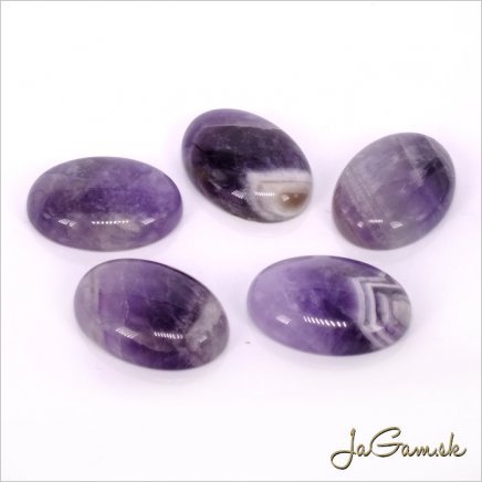 Kabošón - minerál Ametyst 25x18mm,1ks (min_kab16019)