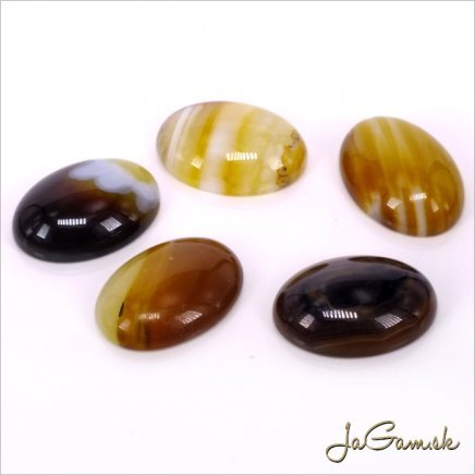 Kabošón - minerál Achát 25x18mm,1ks (min_kab16027)