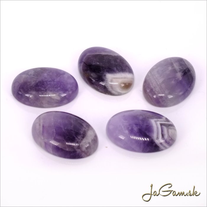 Kabošón - minerál Ametyst 25x18mm,1ks (min_kab16019)