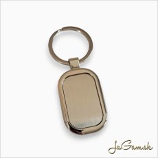 Kľúčenka prívesok na kľúče srdce 22x36mm, platina, 1ks (kl022)