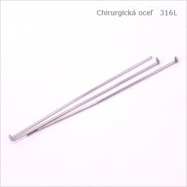 Ketlovací nit CHIRURGICKÁ OCEĽ 50x0,5mm, 20ks (CH1281)