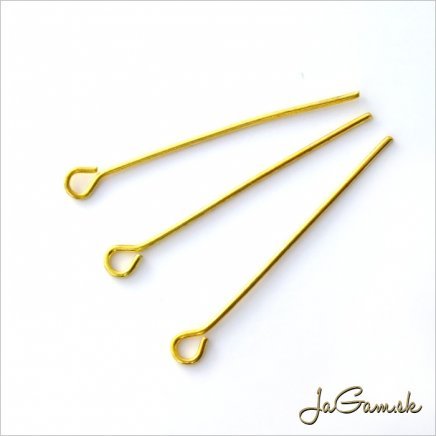 Ketlovacia ihla 60 mm CHIRURGICKÁ OCEĽ, zlatá, 10 ks (ch1608g)