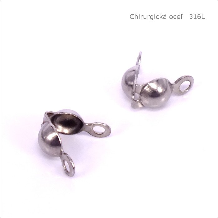 Kalota CHIRURGICKÁ OCEĽ 8x4mm, 10ks (1012)