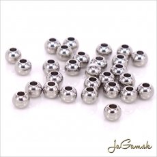 Korálka gulička 2mm, CHIRURGICKÁ OCEĽ , 2g cca 200ks (ch1818)