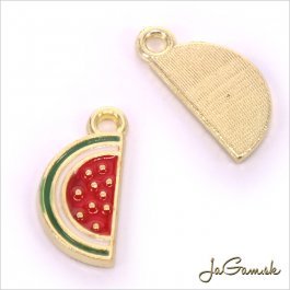 Kovový prívesok MELÓN 17x18mm zlatý, 1ks (B24)