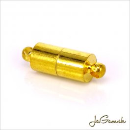 Magnetické zapínanie 16 x 6 mm zlatá 1pár (227)