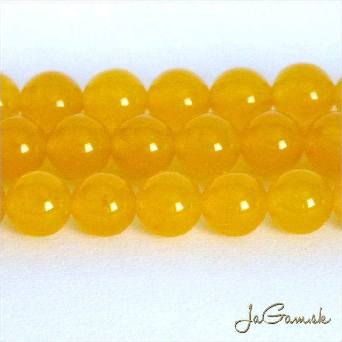 Minerál Nefrit 6mm, šnúra cca64ks (m143)