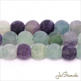 Minerál Fluorit 8mm, šnúra cca48ks (m184)