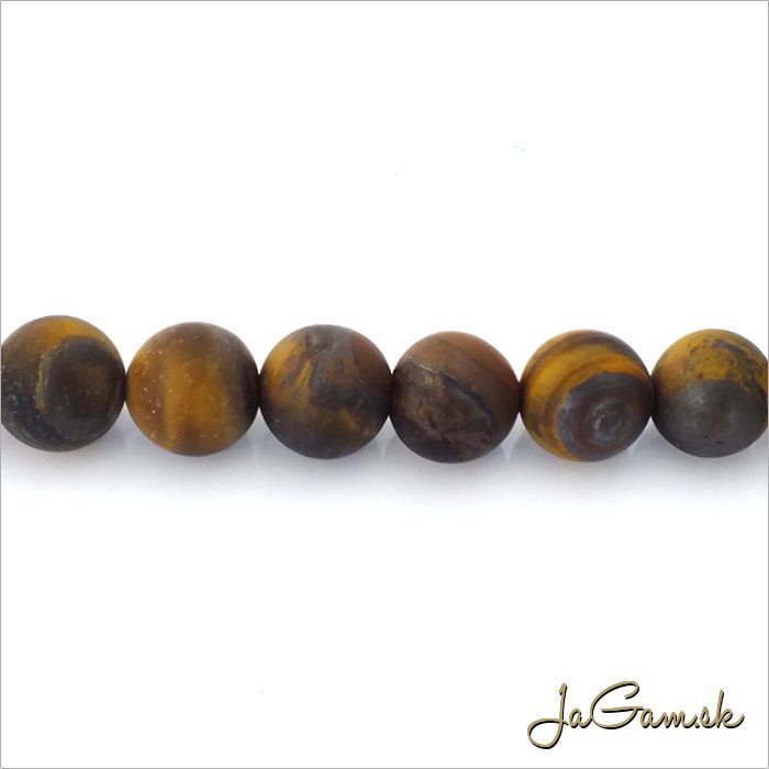 Minerál TIgrie oko mat 8mm 10ks (13723)