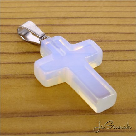 Prívesok - minerál opalit 25x17x6mm (minp14003)