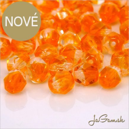 Ohňovky 6mm Oranžová/ priehľadná, 30ks (5705)