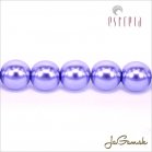 Voskované perly - ESTRELA - fialová svetlá112235, veľkosť 8 mm, 75 ks (č.12)