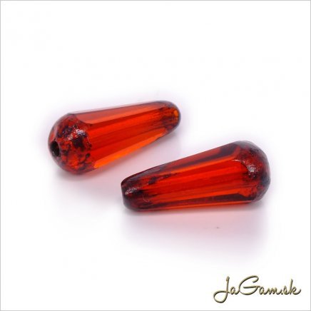 Brúsená kvapka 20x9mm, 2ks (6926)