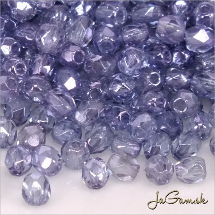 Ohňovky 4 mm modrá priehľadná s listrom lb00030 - 30 ks (5365)