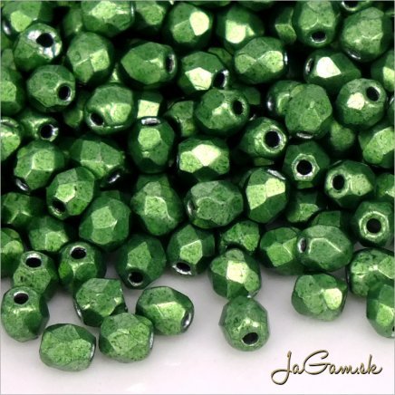 Ohňovky 4 mm zelená metalic 77059cr - 30 ks (5362)