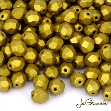 Ohňovky 8 mm zlatá K0172JT 10 ks (5922)