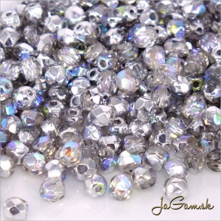 Ohňovky 3mm priehľadná s pokovom 00030/28530, 60ks (5075)