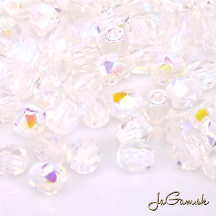 Ohňovky 4 mm crystal AB 60 ks (5315)