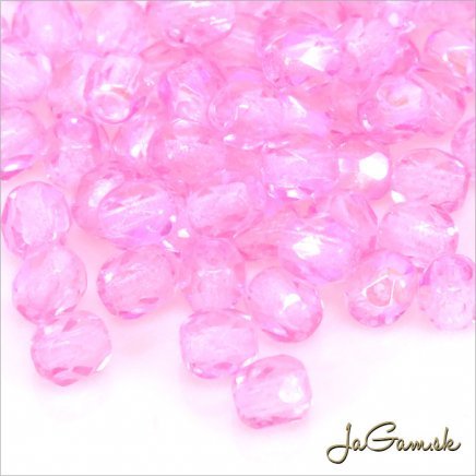 Ohňovky 4 mm ružová AB 30ks (5335)