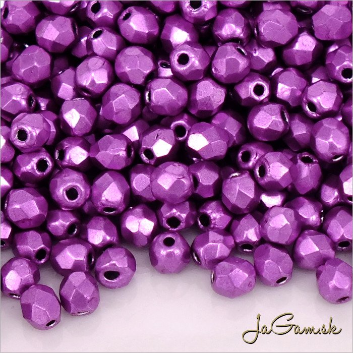 Ohňovky 4 mm fialová metalická 05A10 30 ks (5382)