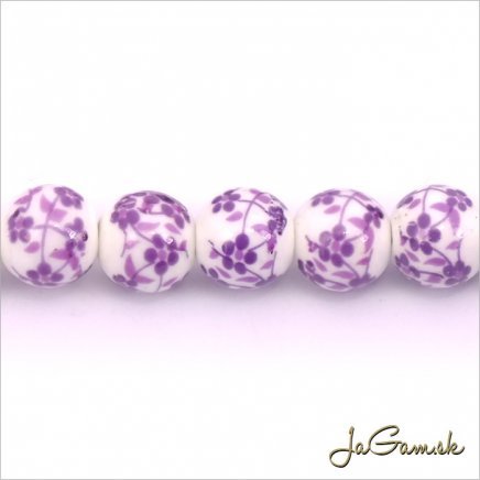 Porcelánové korálky 10 mm, 2 ks (11031_03)