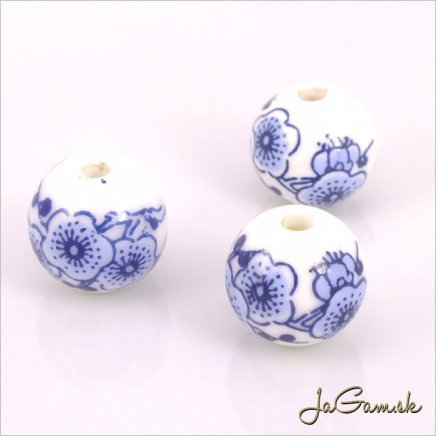 Porcelánové korálky 12 mm, 2 ks (11033_04)