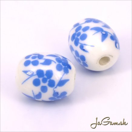 Porcelánové korálky 12x10 mm, 2 ks (11032_06)