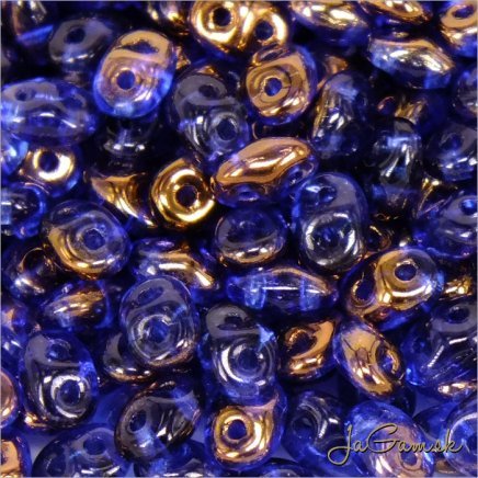 MATUBO Superduo - Luster Bronze 1/2 - Sapphire - RR30060 - 10 g (114)