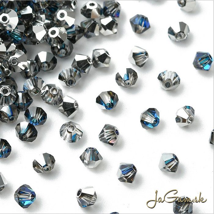 Preciosa MC rondell 4mm Bermuda Blue, 20ks (PREC_MC333)