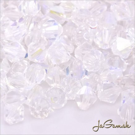 Slniečka 4 mm crystal AB 20 ks (7022mc)