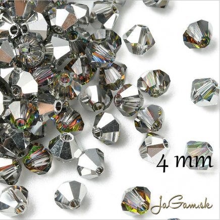 Preciosa MC rondell 4mm Crystal Vitrail Medium, 20ks (PREC_MC322)