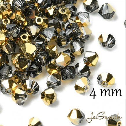 Preciosa MC rondell 4mm Aurum half, 20ks (PREC_MC334)