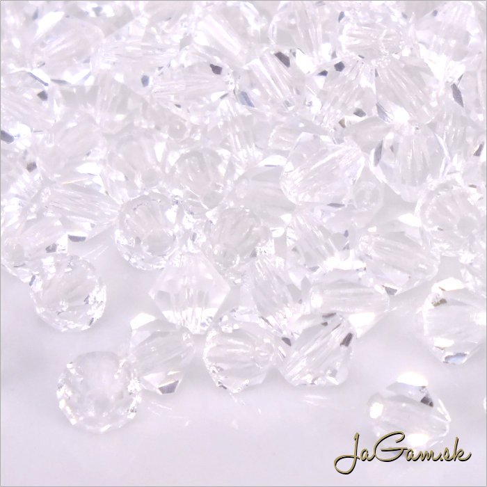 Slniečka 4 mm priehľadná/crystal 00030 - 30 ks (7054mc)