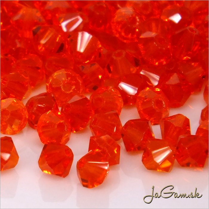 Slniečka 4 mm oranžová 90060 - 30 ks (7061mc)