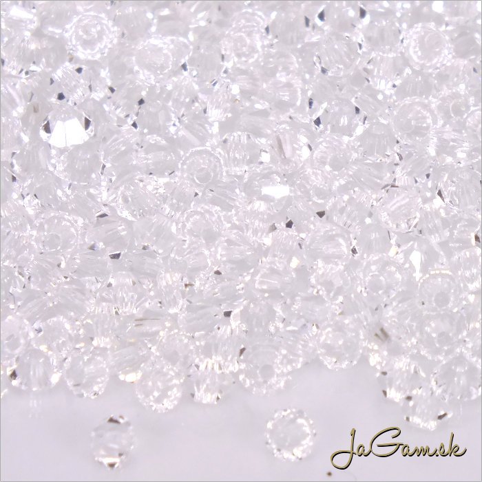 Slniečka 3mm priehľadná 00010, 20 ks (7077mc)