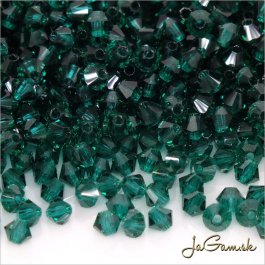 Slniečka 3mm zelená/ emerald 50730, 30ks (7099mc)